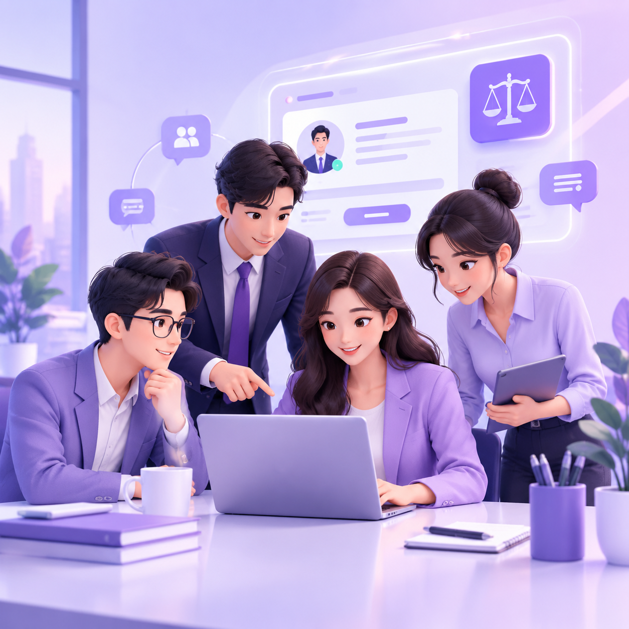 律师在线接单咨询系统场景图